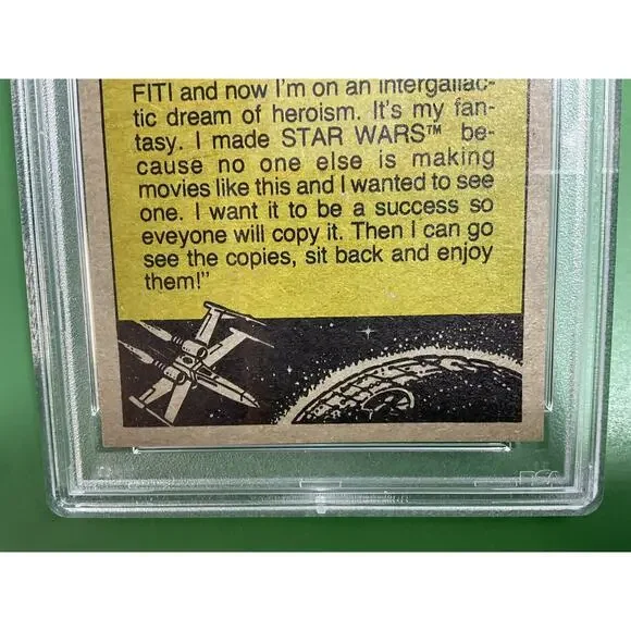 Star Wars 1977 A Quizzical Threepio! #126 PSA 7 CERT#65314215 - Picture 12 of 12